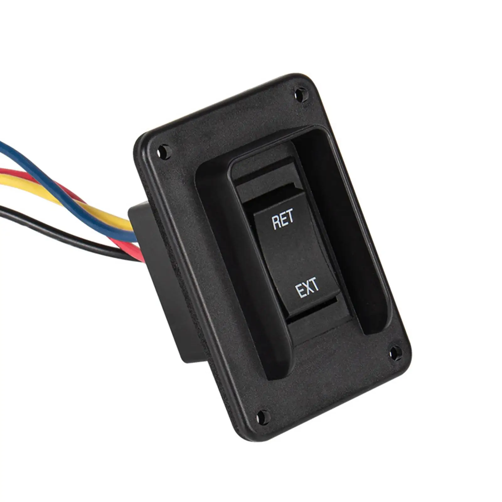 Black Power Stabilizer Switch Durable Easy Installation Universal Replacement Accessory for Trailer Components 12V 24V RV