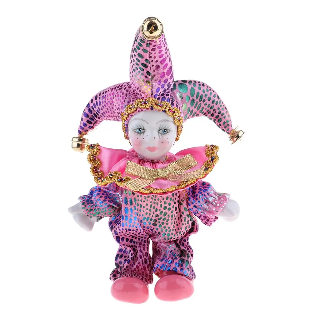5inch Adorable Triangel Figure Porcelain Italian Eros Doll Love Token Pink
