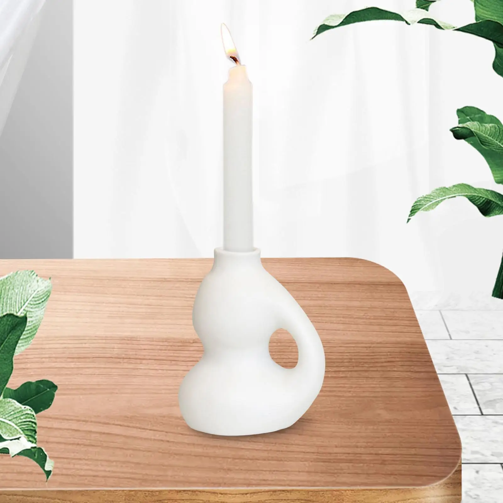 Nordic Candle Holder Candlestick Centerpieces Pillar Vase Candle for Holiday Dining Table Decor