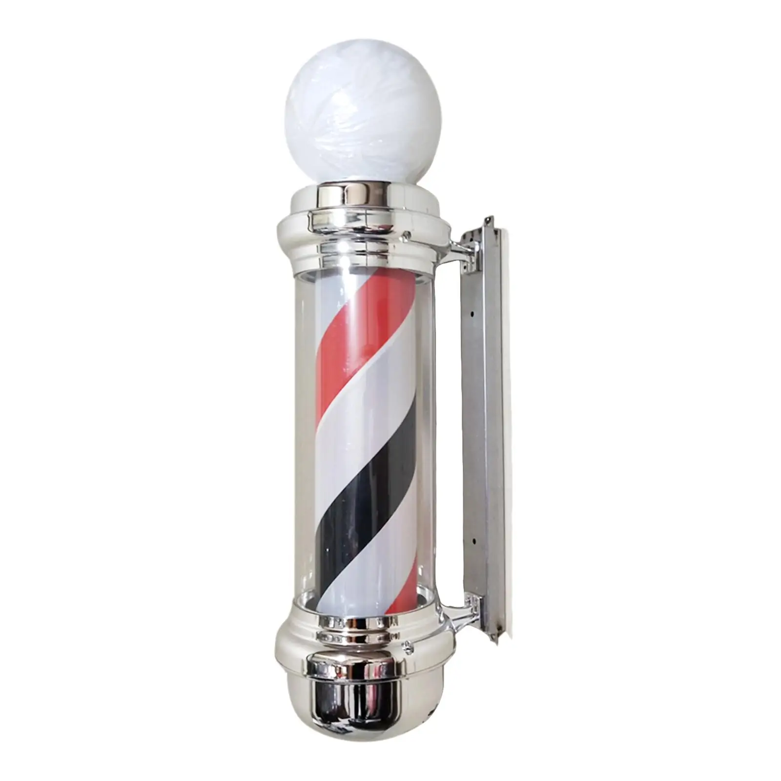 Barber Pole LED Light Rotating Hair Salon Shop Sign Light for Outdoor Indoor