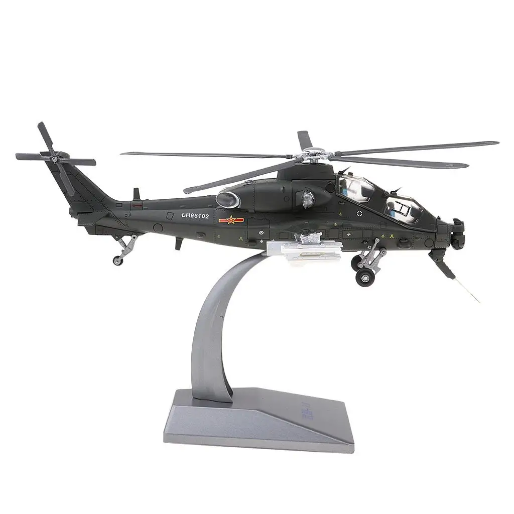  Scale Alloy Straight 10 Armed Helicopter Model  Diecast Plane Model Toys Kids Decoration