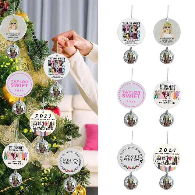 Taylor Swift,Taylor Swift Merch,Taylor Swift Decor,Valentines Day Tree  Ornaments, Acrylic Hanging Xmas Tree Decoration Home Car Backpack Pendant  Gift