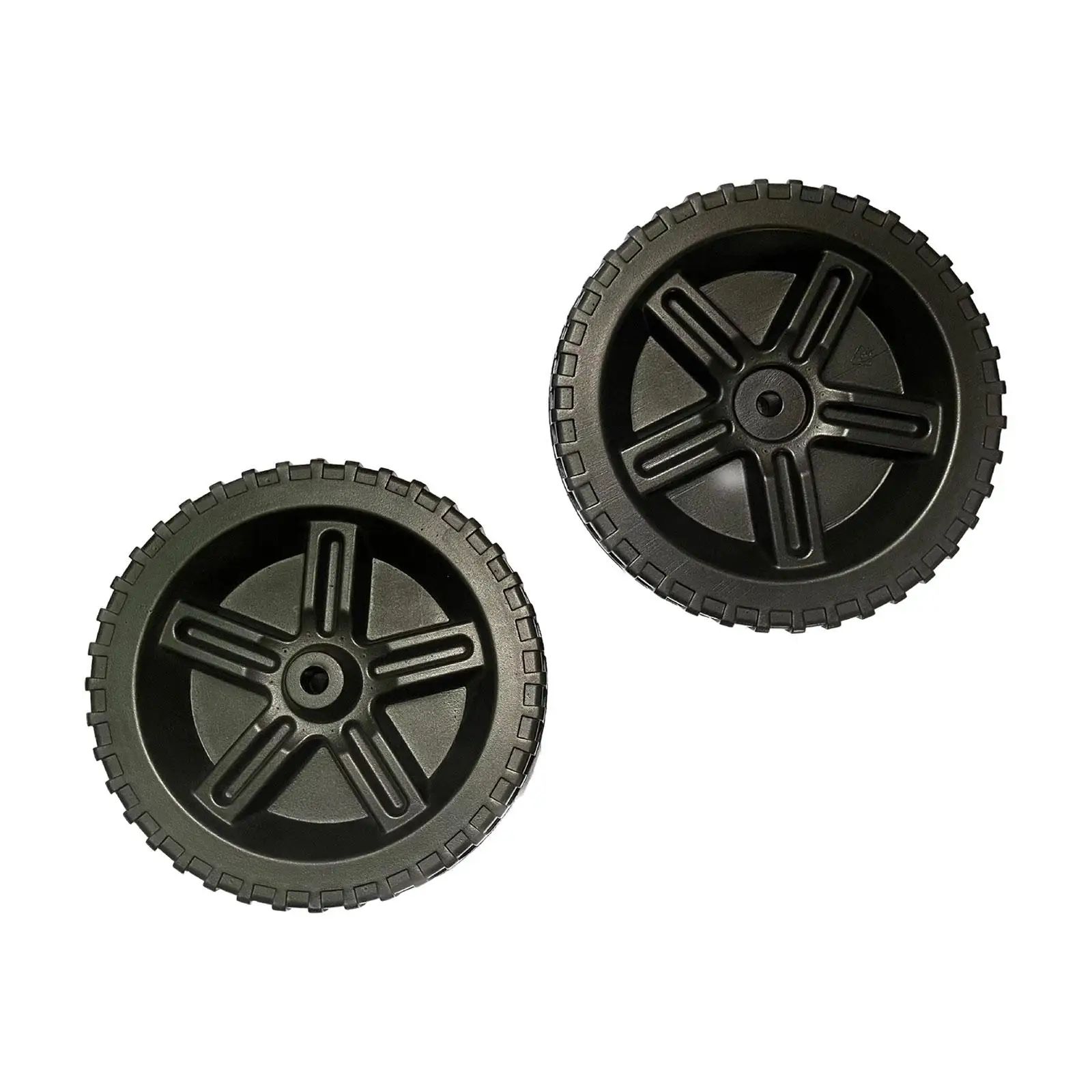 Grill Wheels Durable Dustproof Parts Spare Parts Easy Install 20x5cm Hole Diameter 1cm 2 Pieces Hand Truck Tires Replacement 8in