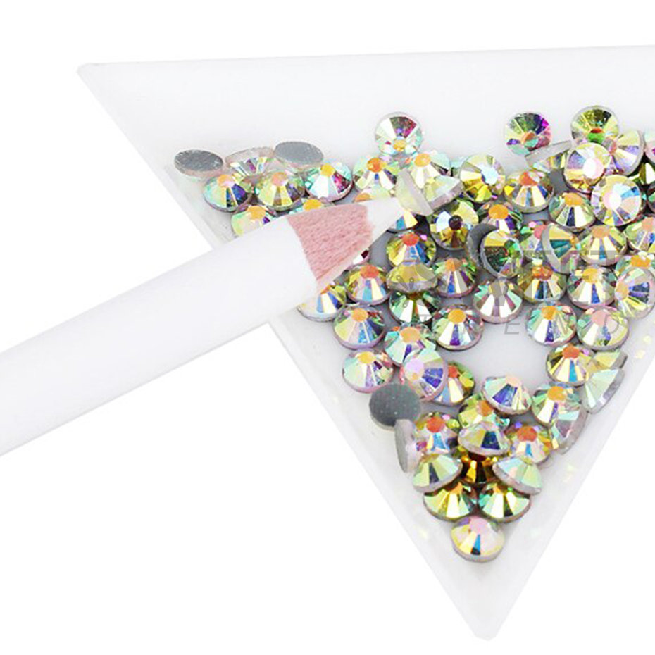 Description Picture 4 of item1/4/10pcs Nail Art Tools Rhinestones Gems Picking Crystal Wax Pencil Pen Picker Nail Art Decoration Dotting Tool Make Up KES190