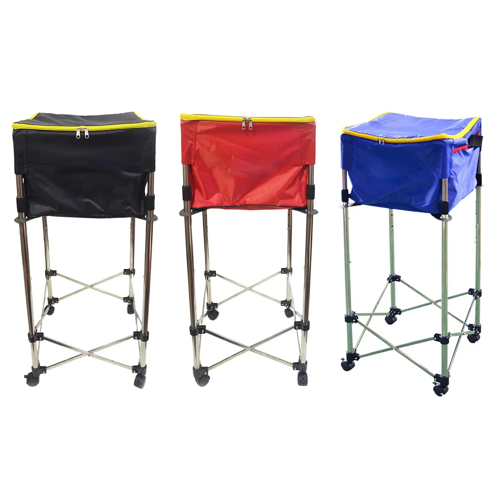 Tennis Ball Cart Removable Professional Large Capacity Tennis Ball Collection Cart with Wheels for Baseball Softball Tennis Ball
