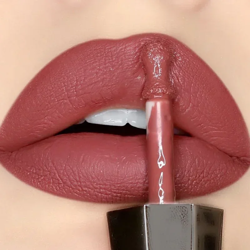 Best of Waterproof Nude Lip Gloss 18Colors Lasting Velvet Matte Liquid Lipstick Moisturizing Non-stick Cup Lip Glaze Lip Makeup Cosmetic Reviews & Tips