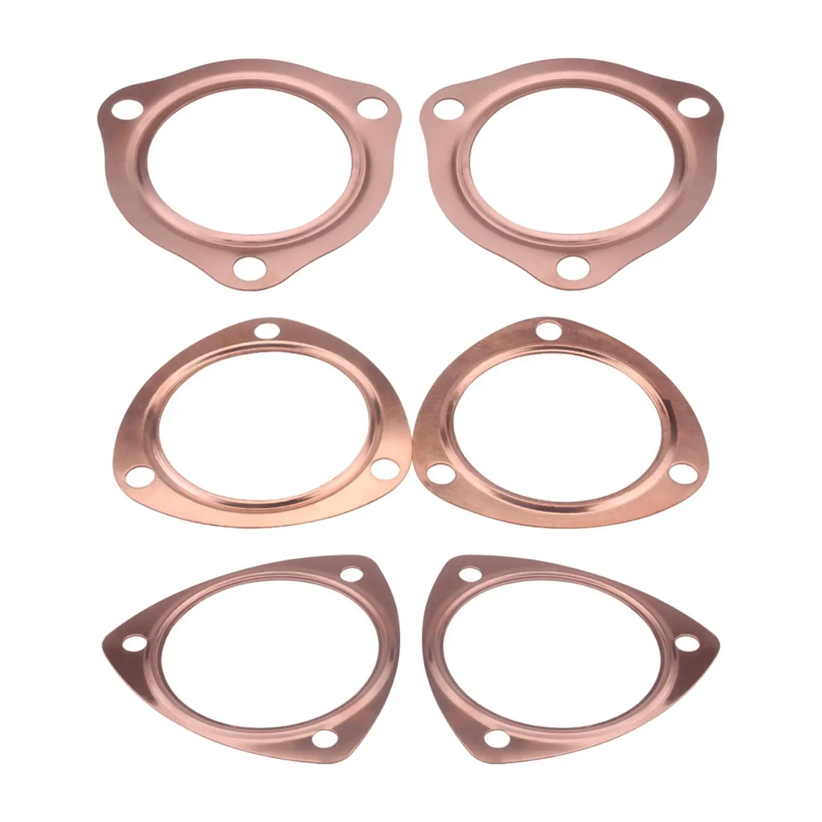 Copper Collector Gasket Copper Header Exhaust Collector Gaskets for Sbc Bbc 302 350 454