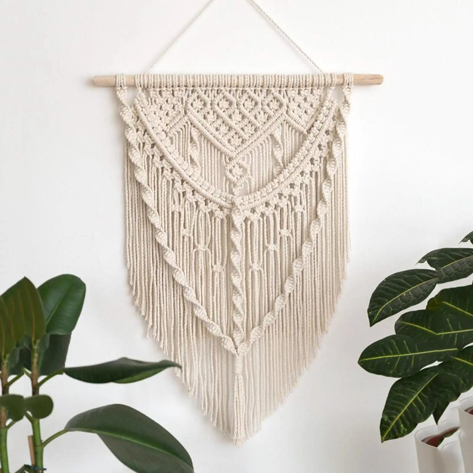 Macrame Wall Hanging Woven Tapestry,Handmade Woven  Tapestries for Home Decoration Wedding Door  Ornaments Craft Tapestry