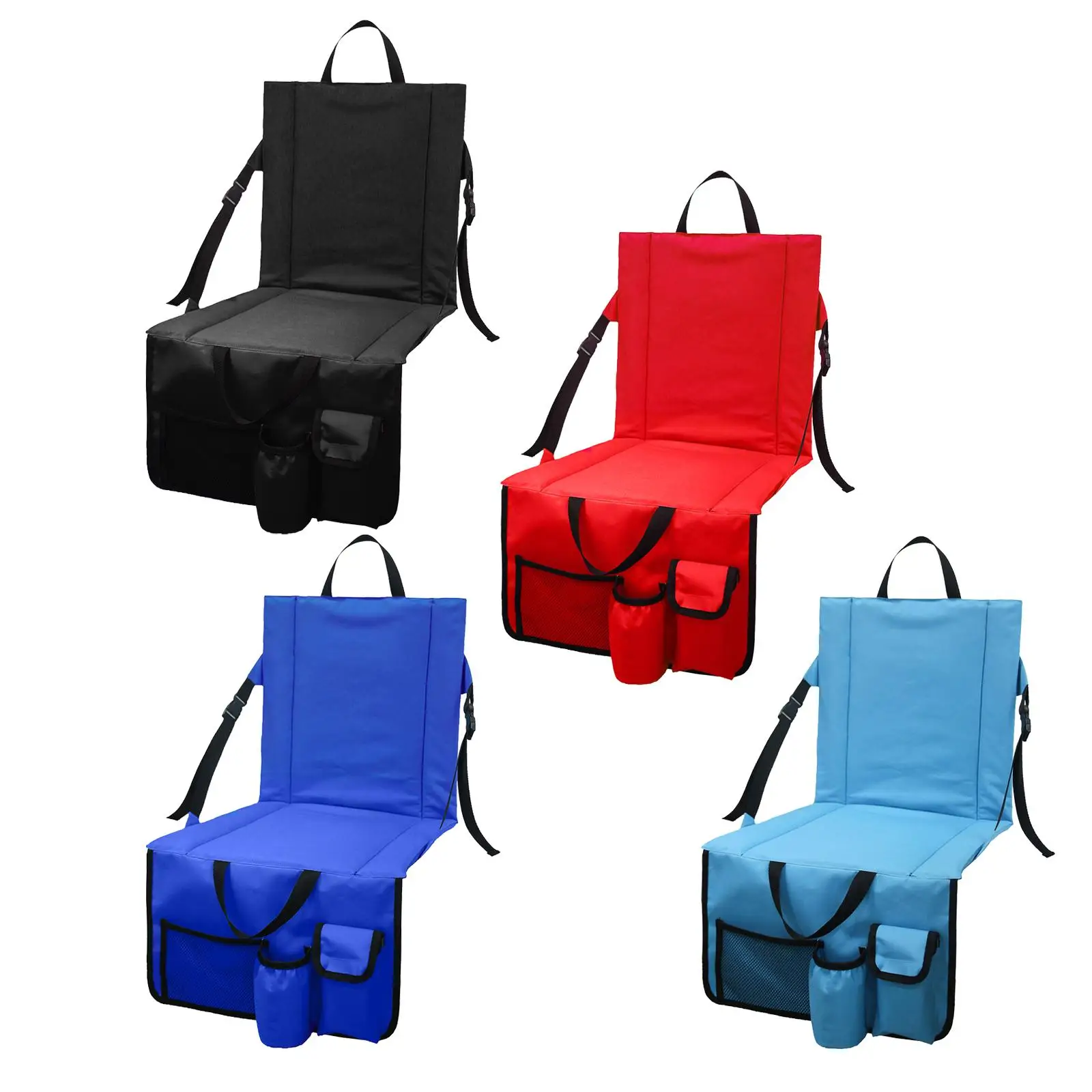 Foldable Stadium Chair Camping Seat Cushion Outdoor Lightweight Travel