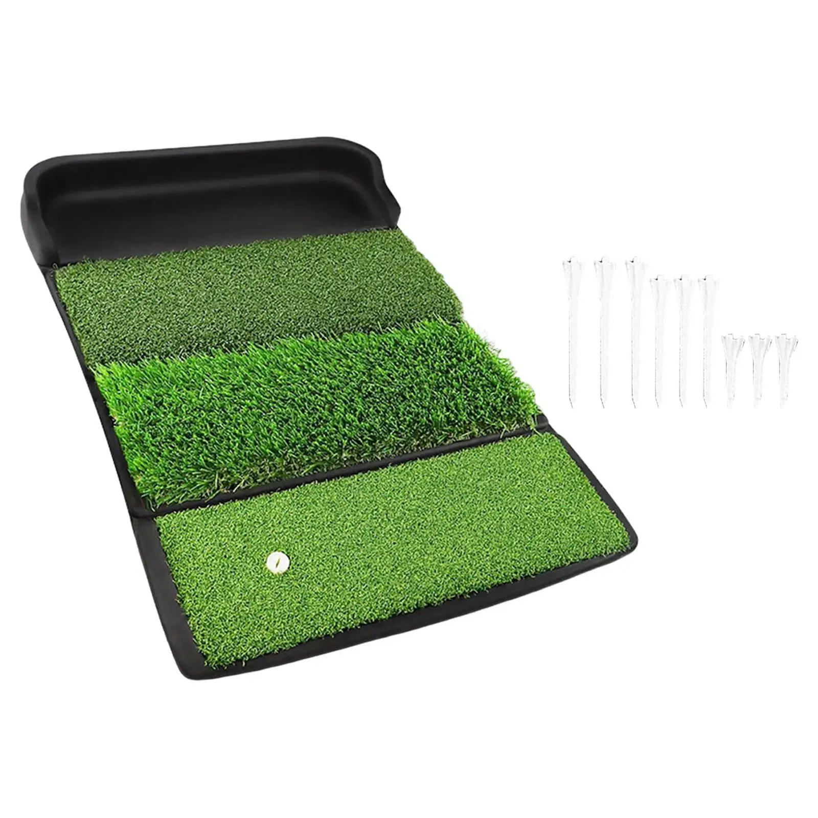 Golf Hitting Mat Golf Training Mat Durable Foldable Driving Chipping Training Aid for Game Indoor Home Adults