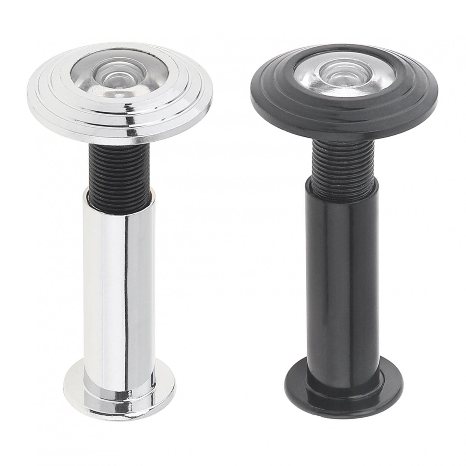 Description Picture 4 of item1 Piece 200 Degrees Door Viewers Wide Angle HD Glass Privacy Cover Adjustable Security Door Eye Viewer for Security Doors