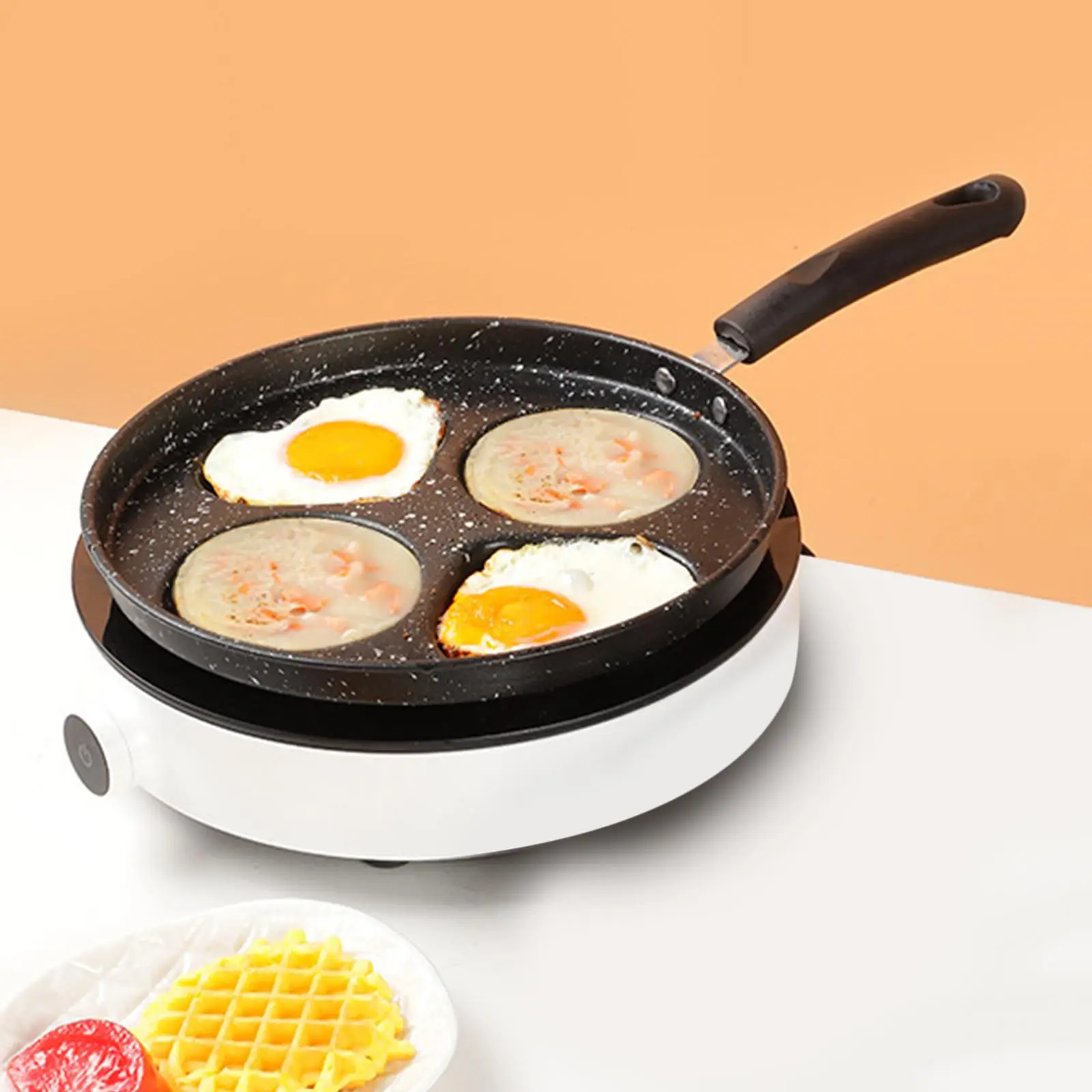 Iron Mini Frying Egg Pans Pancake Maker Small Frying Pan Skillet Omelet for Household Gas Stove Induction Cooker