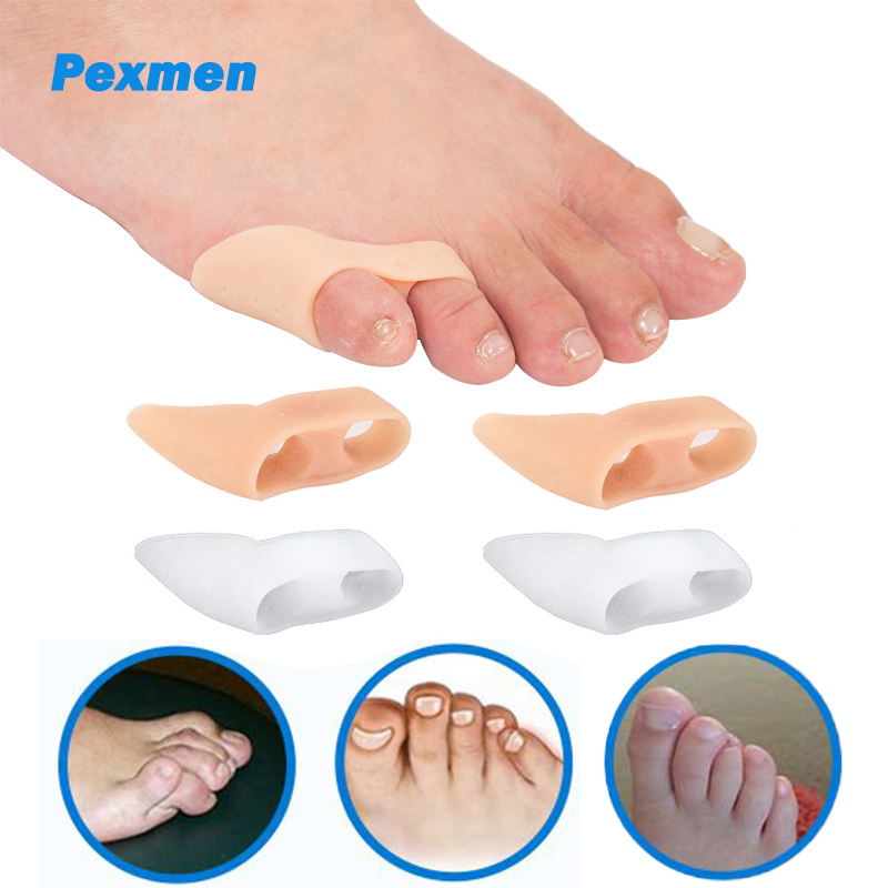 Best of Pexmen 2Pcs Pinky Toe Separator Tailors Bunion Pads Little Toe Spacer For Overlapping Toe Calluses Blister Relieve Foot Pain Reviews & Tips