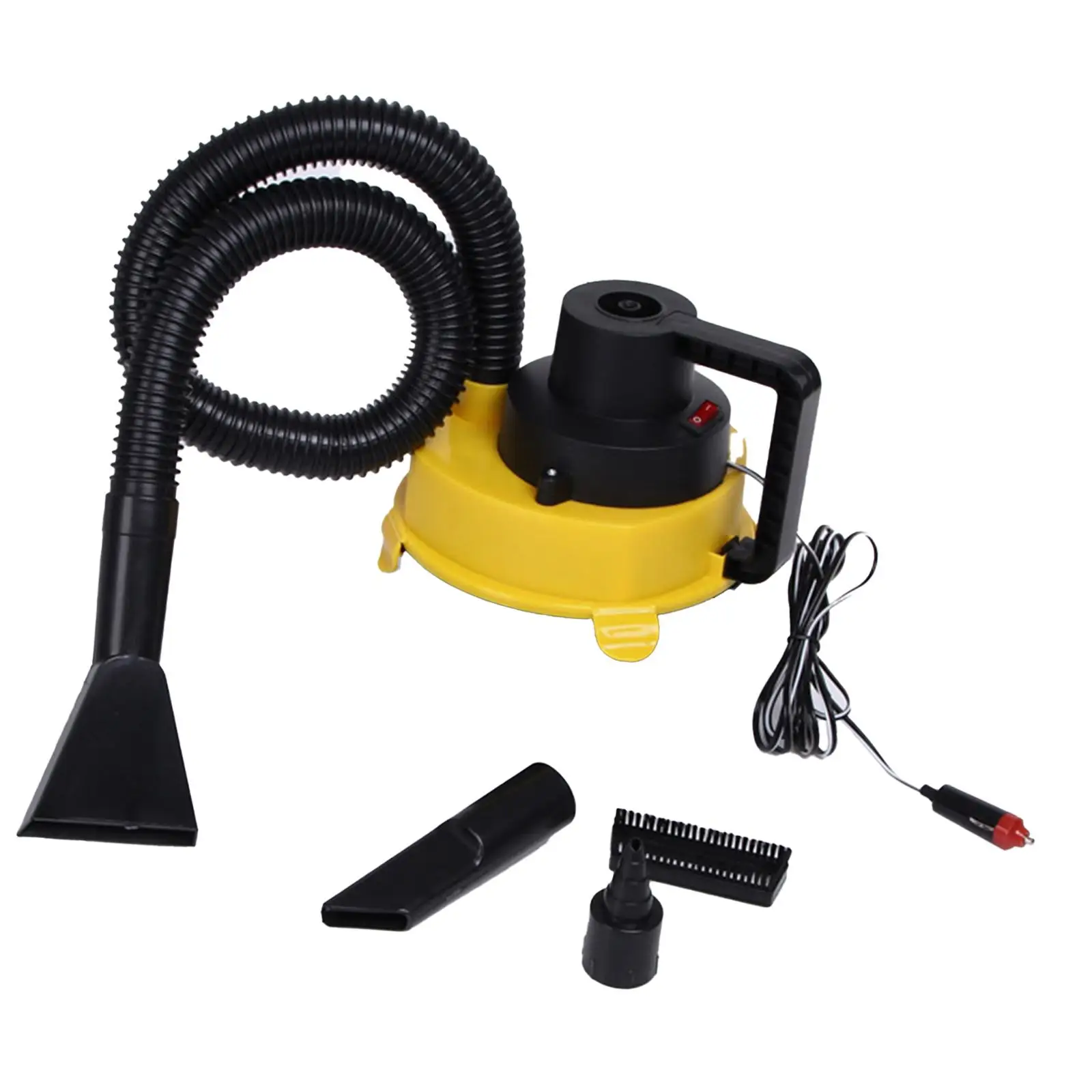 Car Vacuum Cleaner Quick Cleaning Portable Vacuum Cleaner Home Car Dual Use 12V Handheld Duster for Camper RV Vehicle Boat
