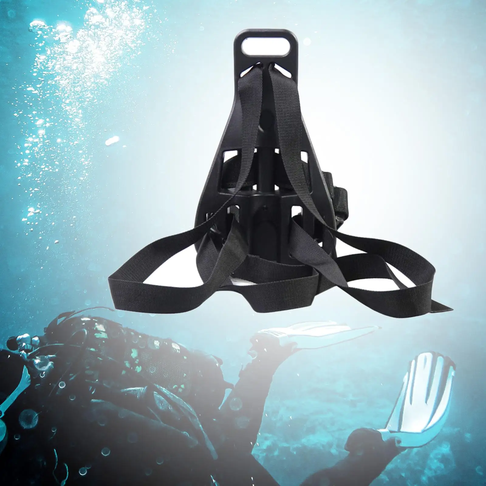 Diving Tank Back Pack Bracket Oxygen Bottle Support Diving Tank Holder