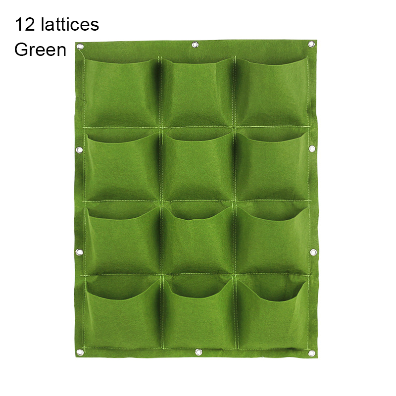 KEENSO Sac de plantation suspendu mural vertical 9 poches pour
