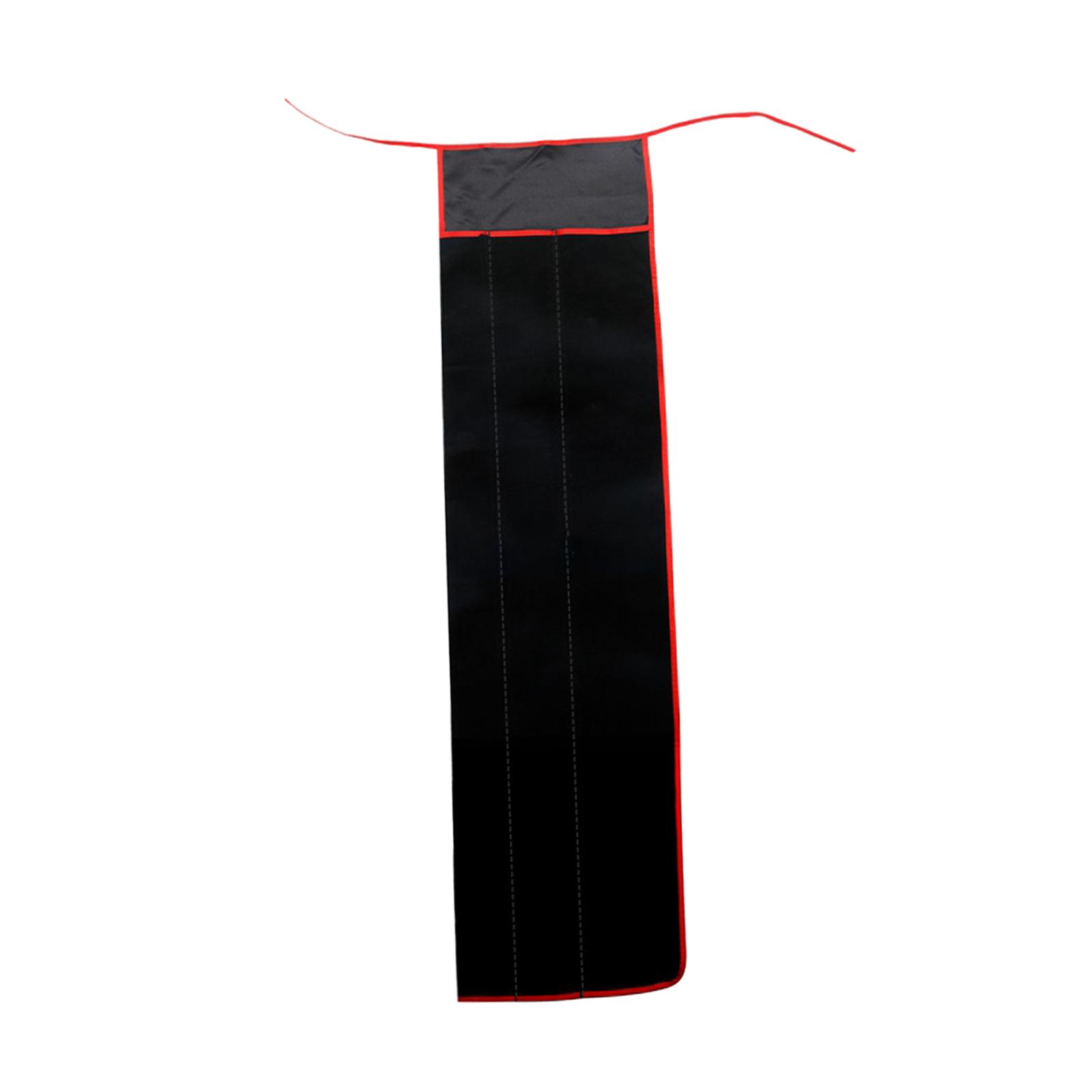 Fishing Rod Bag Thickened Black Protector Flannelette Bag Storage Fishing Rod Protective Cover Fishing Accessory Easy to Store