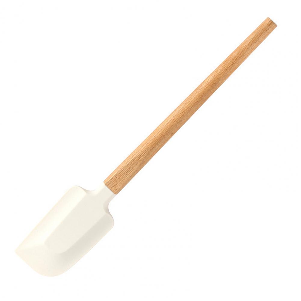 Title 4, Silicone Cream Spatula Wooden Handle Non-stick ...