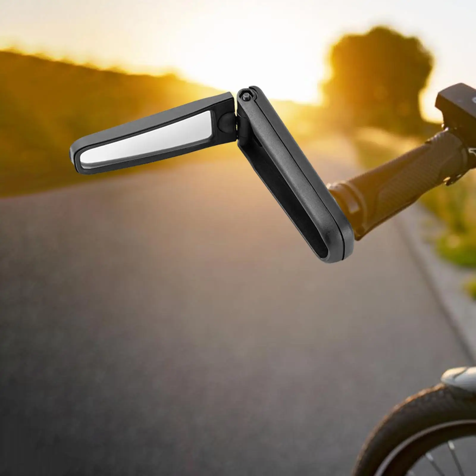 Bike Mirror Folded Rear View Mirror for Bicycles Motorcycles Mountain Bikes