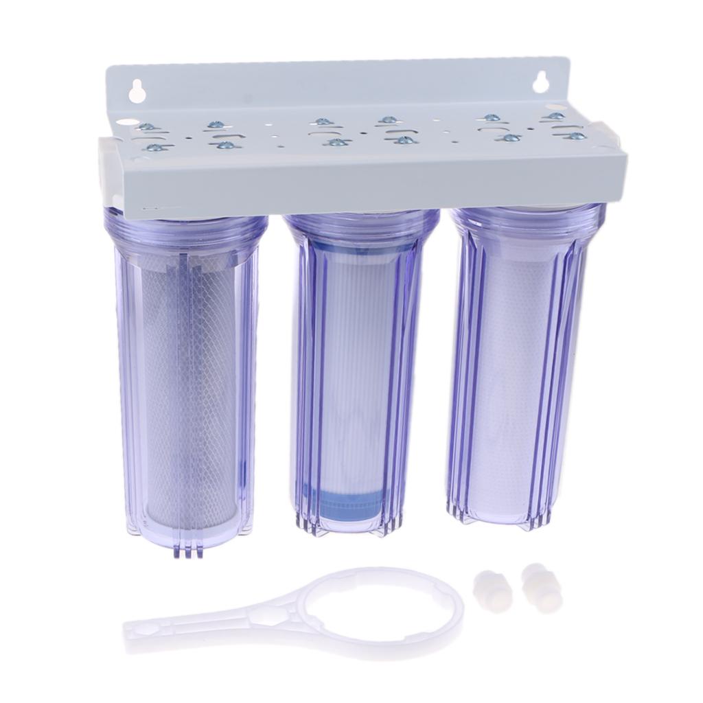 10 inch transparent bottle UDF pre-filter for Water Household Drinking Water Filter Replacement