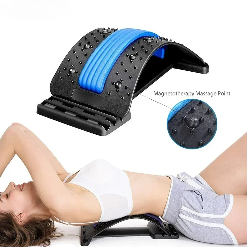 Best of Back Stretcher Magnetotherapy Massage Tools Stretch Fitness Lumbar Support Relaxation Spine Pain Relief Reviews & Tips