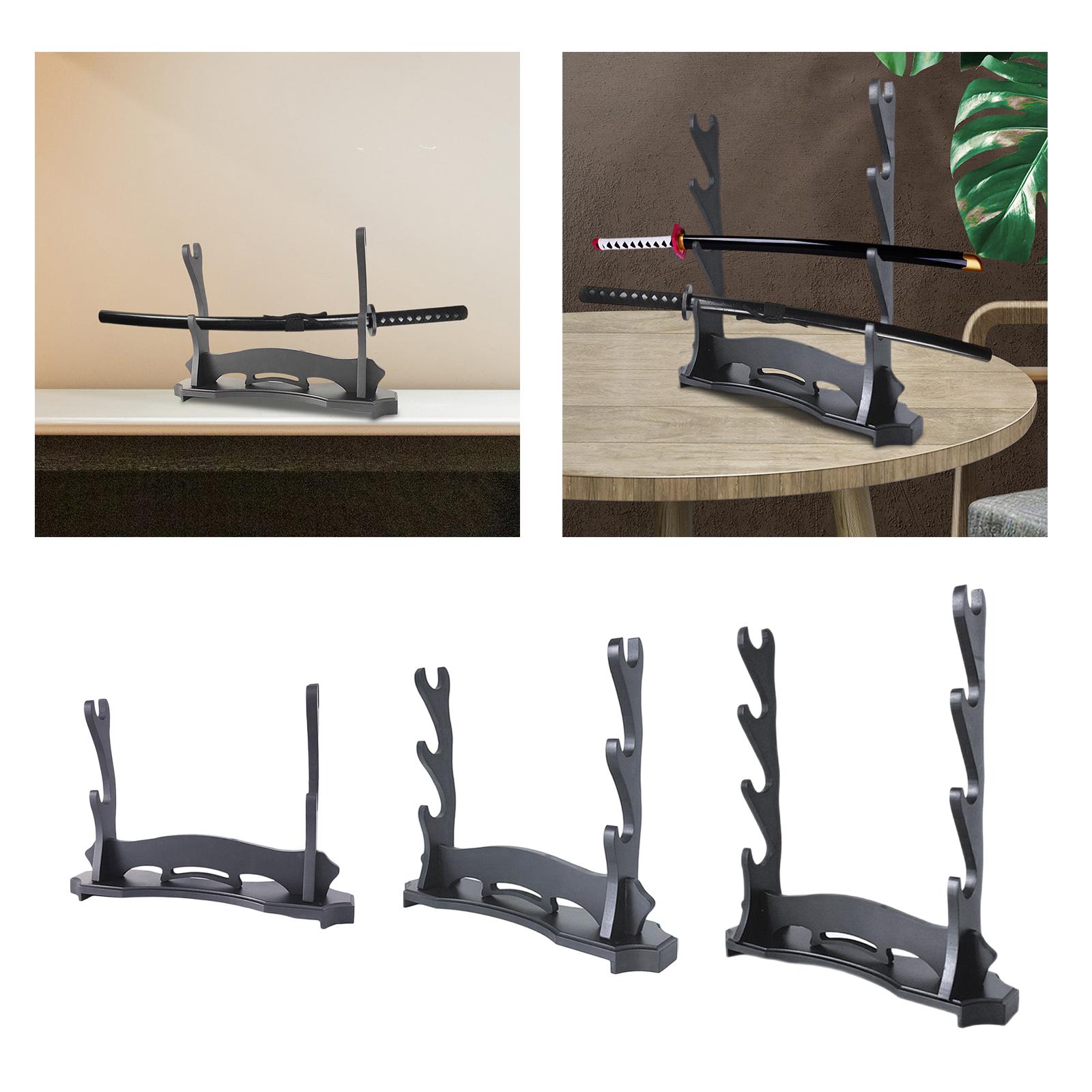Japanese Samurai Sword Stand Display Knife Stand Bracket Katana Horizontal Home Decoration Support Rack Holder