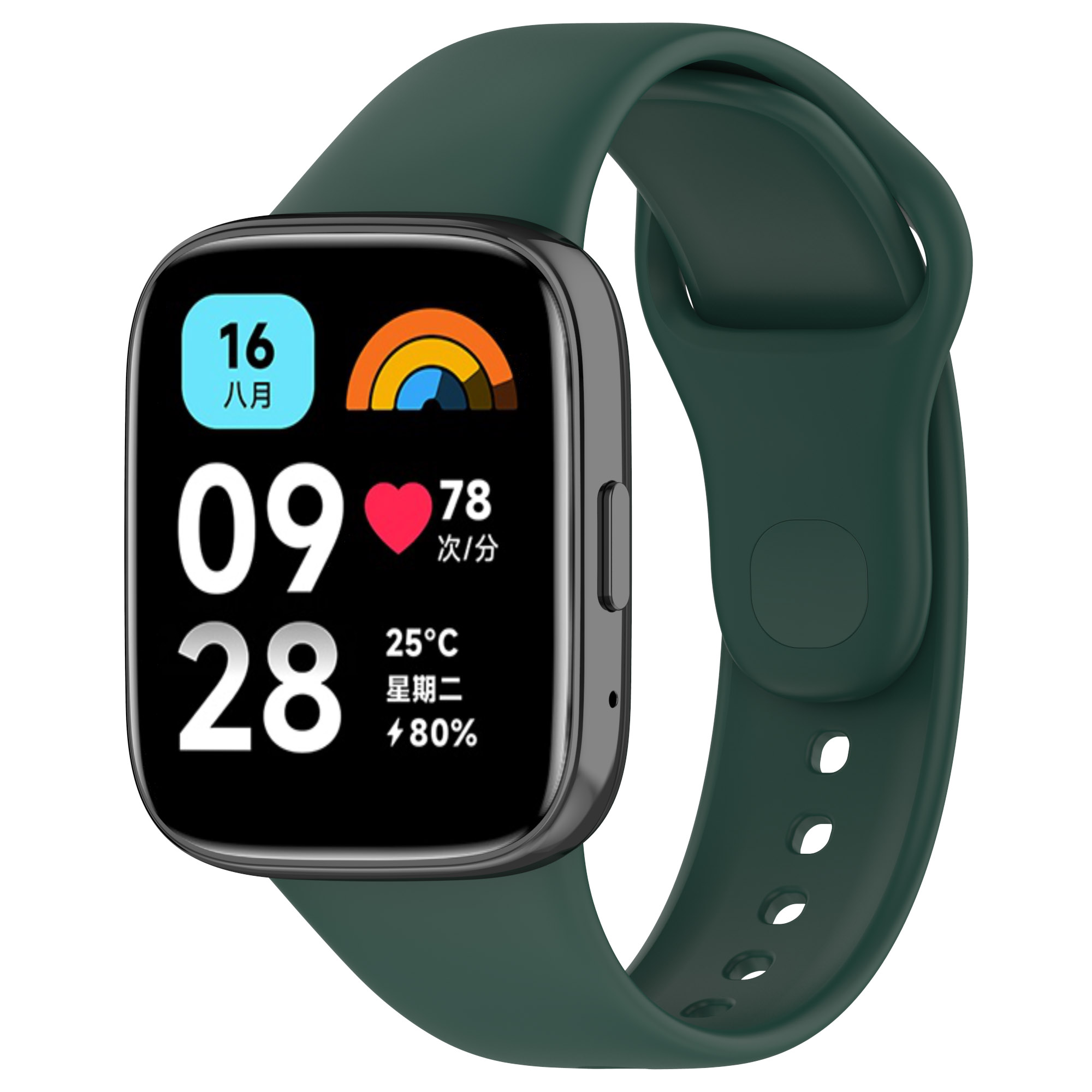 Weiches offizielles Silikonarmband für Xiaomi Redmi Watch 3, aktives Sportarmband, Armband für Redmi Watch 3 Lite/Active-Armband – Detail 12