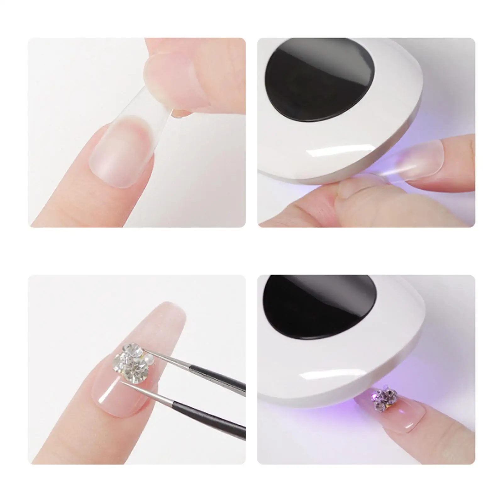 Portable Handheld LED Nail Lamp Nail Art Tools Cordless Manicure Nail Dryer Gel Nails Light Nail Polish Curing Lamp DIY Home