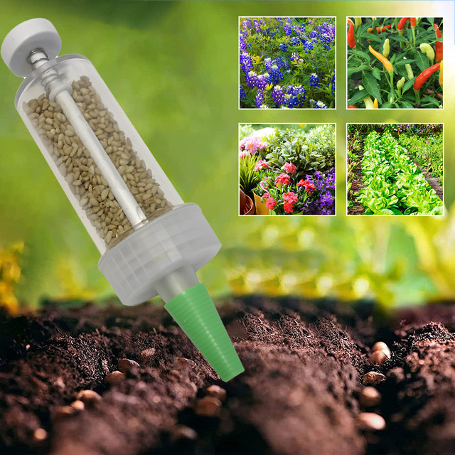 Mini Dispenser di semi di semina in plastica per piccoli semi strumento per  seminatrice manuale seminatrice manuale per semi da giardino seminatrice  portatile per semina di fiori - AliExpress