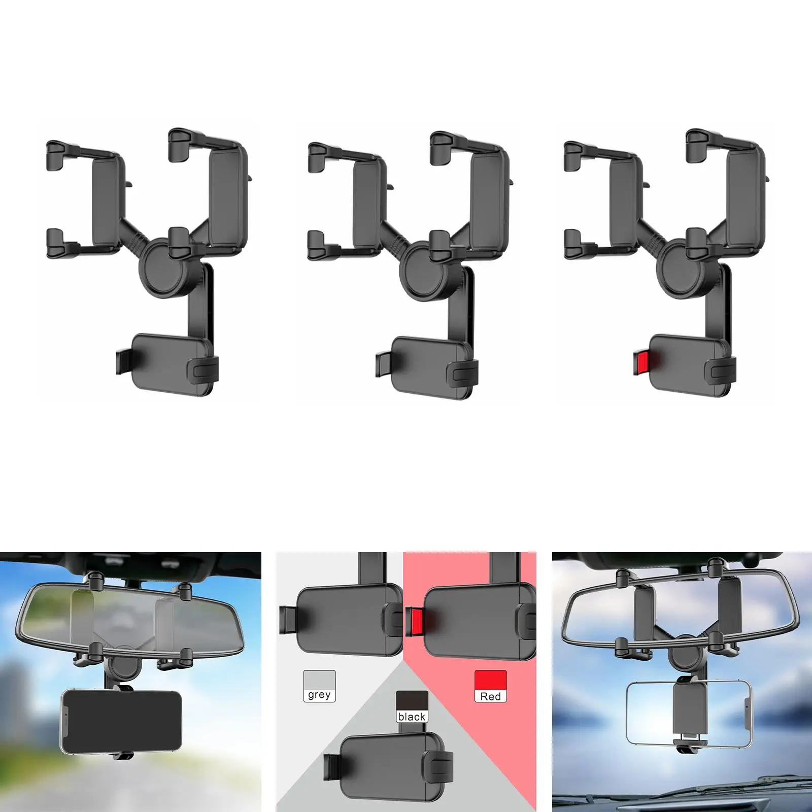   Phone Holder Mount 360 Degree Rotatable Fit for Smartphone