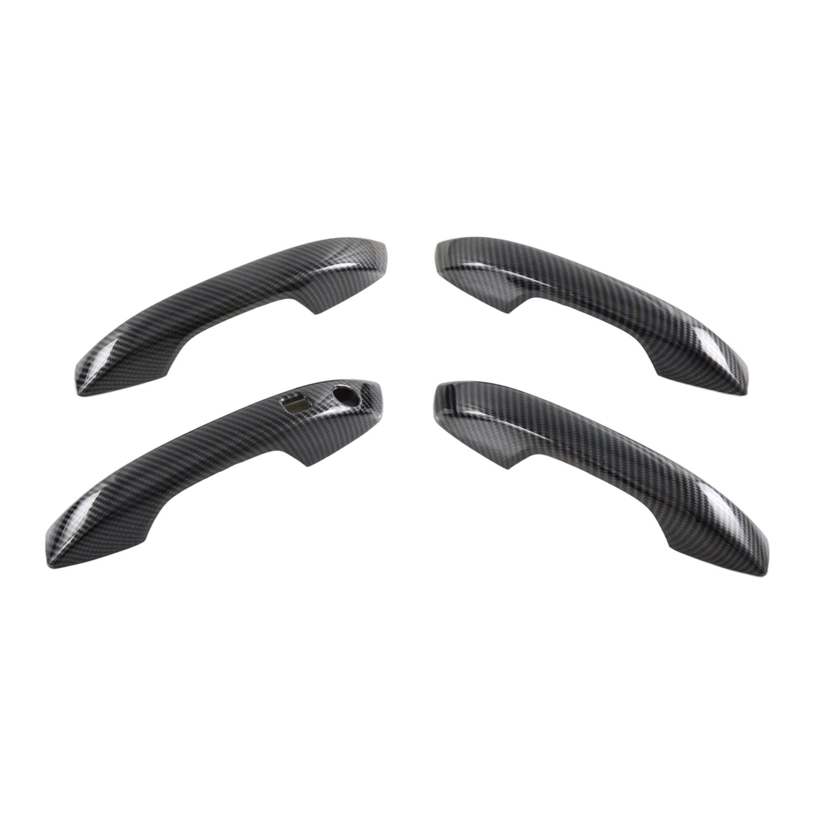 4 Pieces Car Door Handle Protective Cover Replacement Scratch Resistant Trim Parts Protector for Byd Atto 3 Yuan Plus