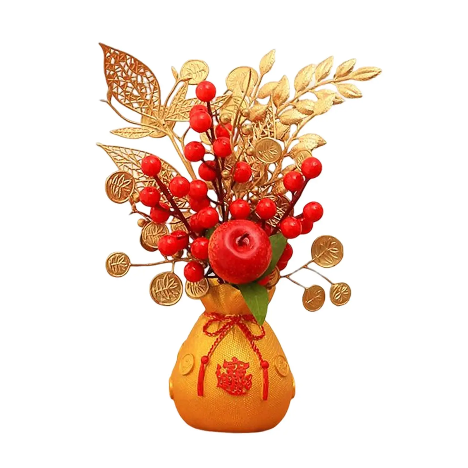 Flower Basket Ornament Decoration Artificial Potted Flower for Wedding Home