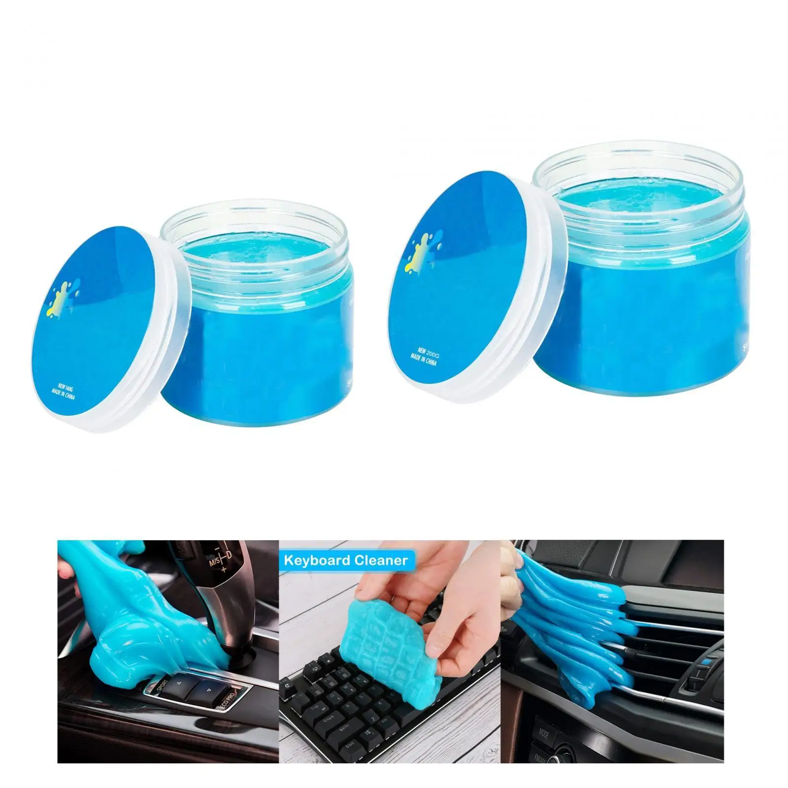 Car Cleaning Gel for Car Board Crevice Computer Keyboards Speakers