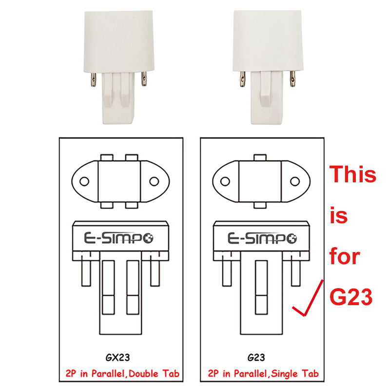 LED Sideview Plug Lâmpada, Mesa Leia Tabela