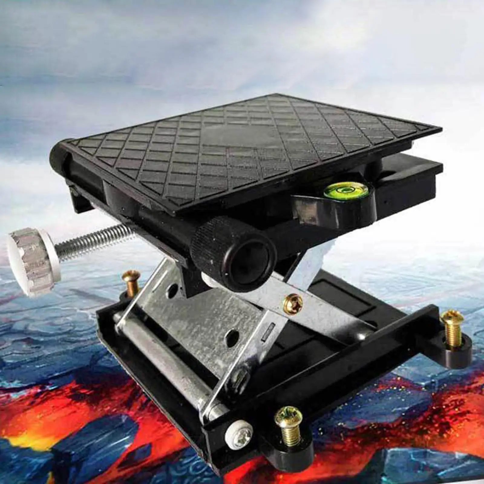 Aluminum Alloy Lifting Platform 360° Rotatable Bracket Equipment Bearing Stand  Lifting Platform