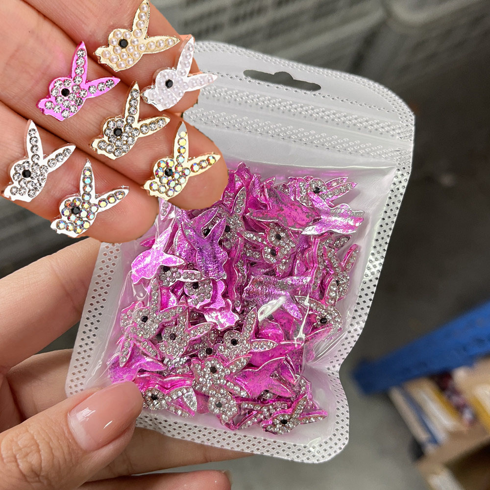 Best of 7 Style Luxury Bunny Diamond Nail Charms 3D Alloy AB / Pearl Jewelry Glitter Zircon Rhinestones Decorations Manicure Supply 10pcs Reviews & Tips