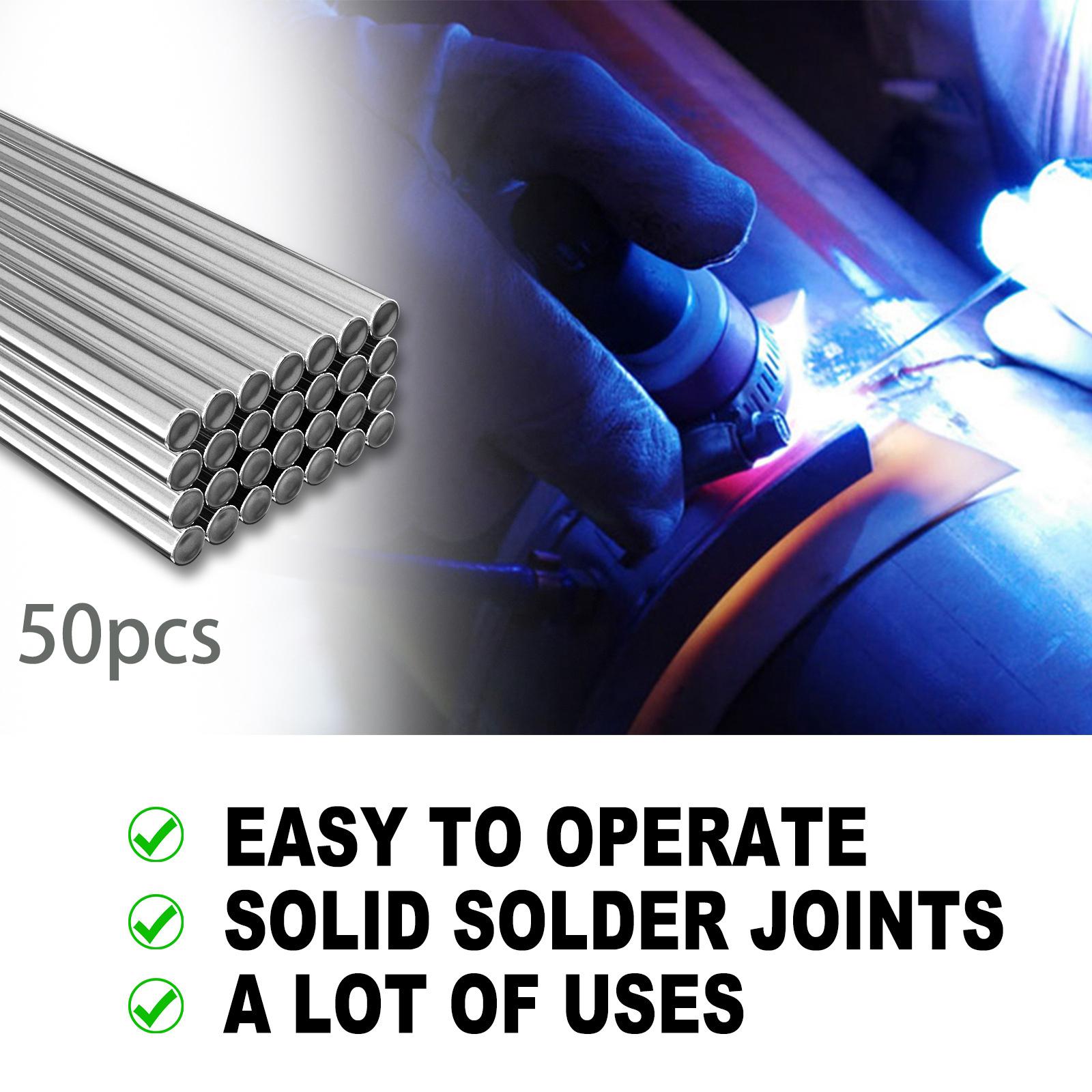 50 Pieces Aluminum Welding Rods Solder Wire Repair Rods Low Temperature