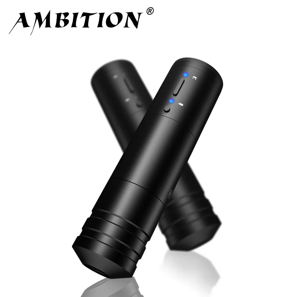 Best of Ambition Ninja Portable Wireless Tattoo Pen Machine Powerful Coreless DC Motor 2400 MAh Lithium Battery For Artist Body Reviews & Tips