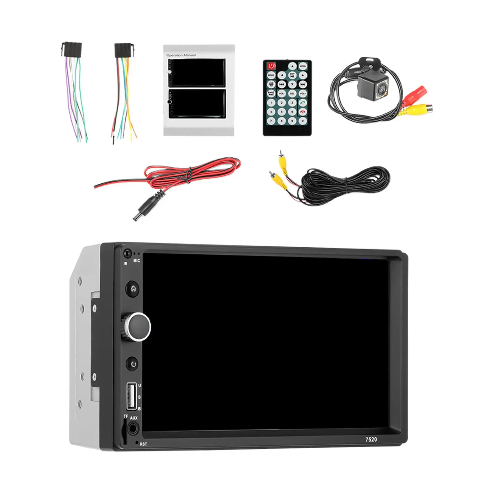 7inch Screen Car MP5 Player Phone Interconnection Remote Control Plug and Play Handsfree Mirror Link