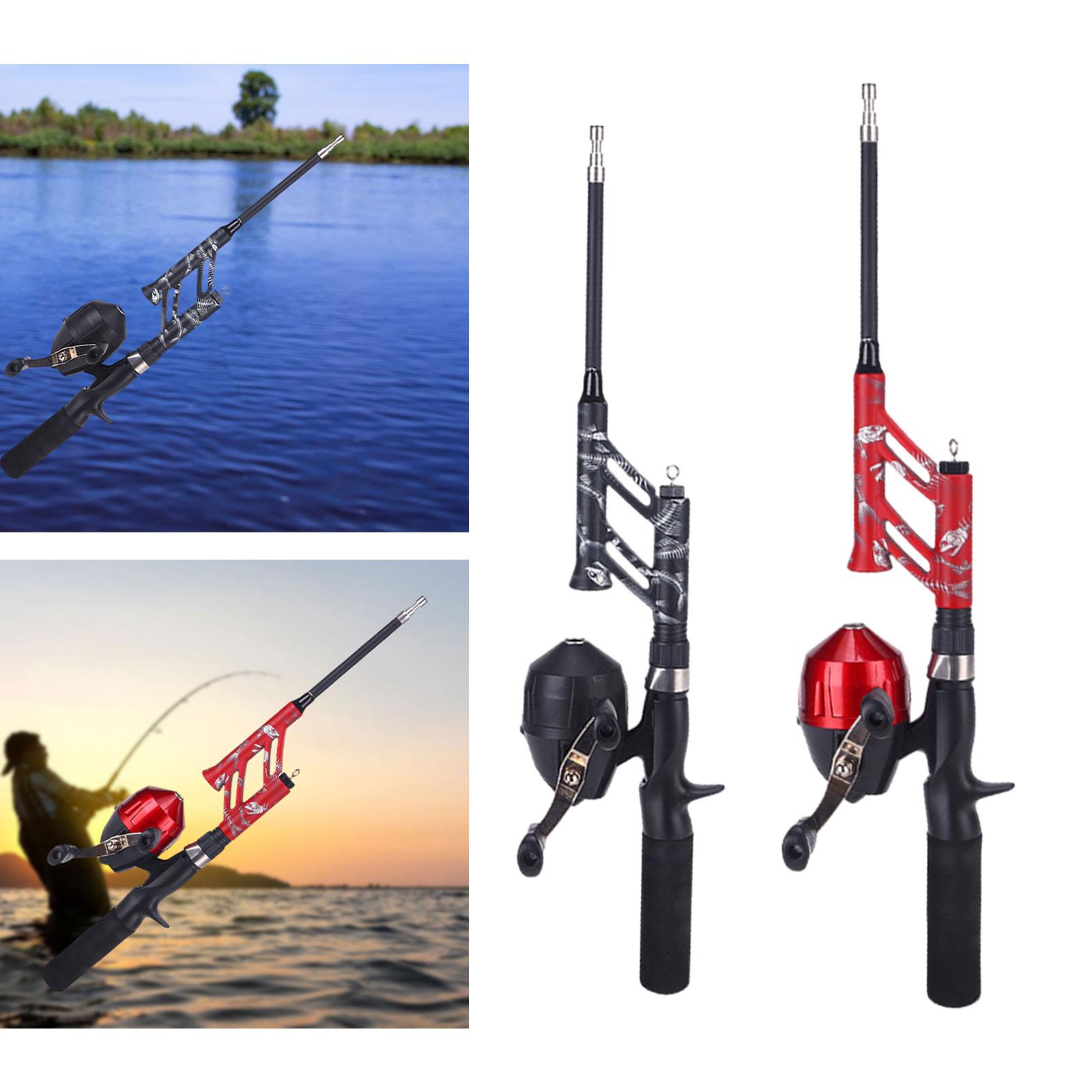 Fishing Rod and Reel Ultralight Portable Fishing Rods Set Comfortable Handle