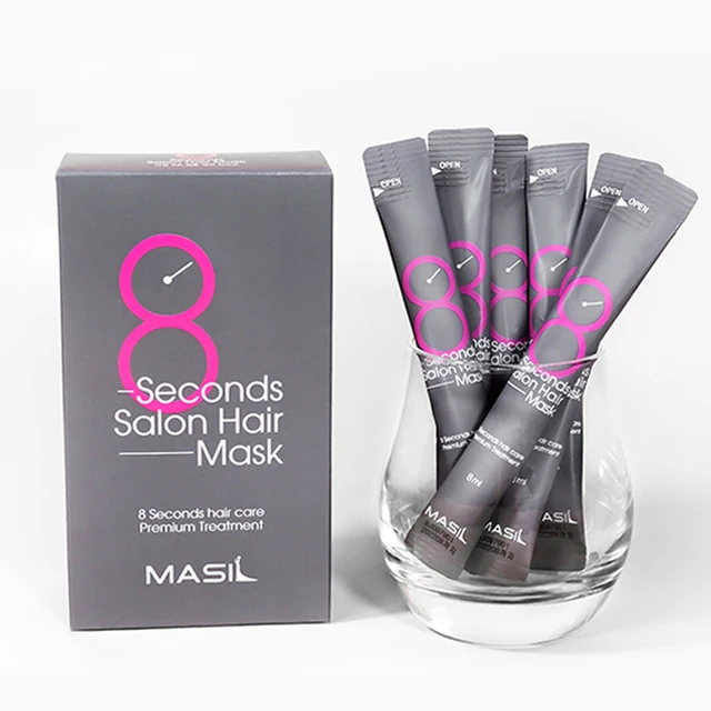 Máscara Silky Smooth Hair Repair, 8 Segundos, Danificado a Seco, Cabelos  Divididos, Versão Koreana Home Care, 200ml - AliExpress