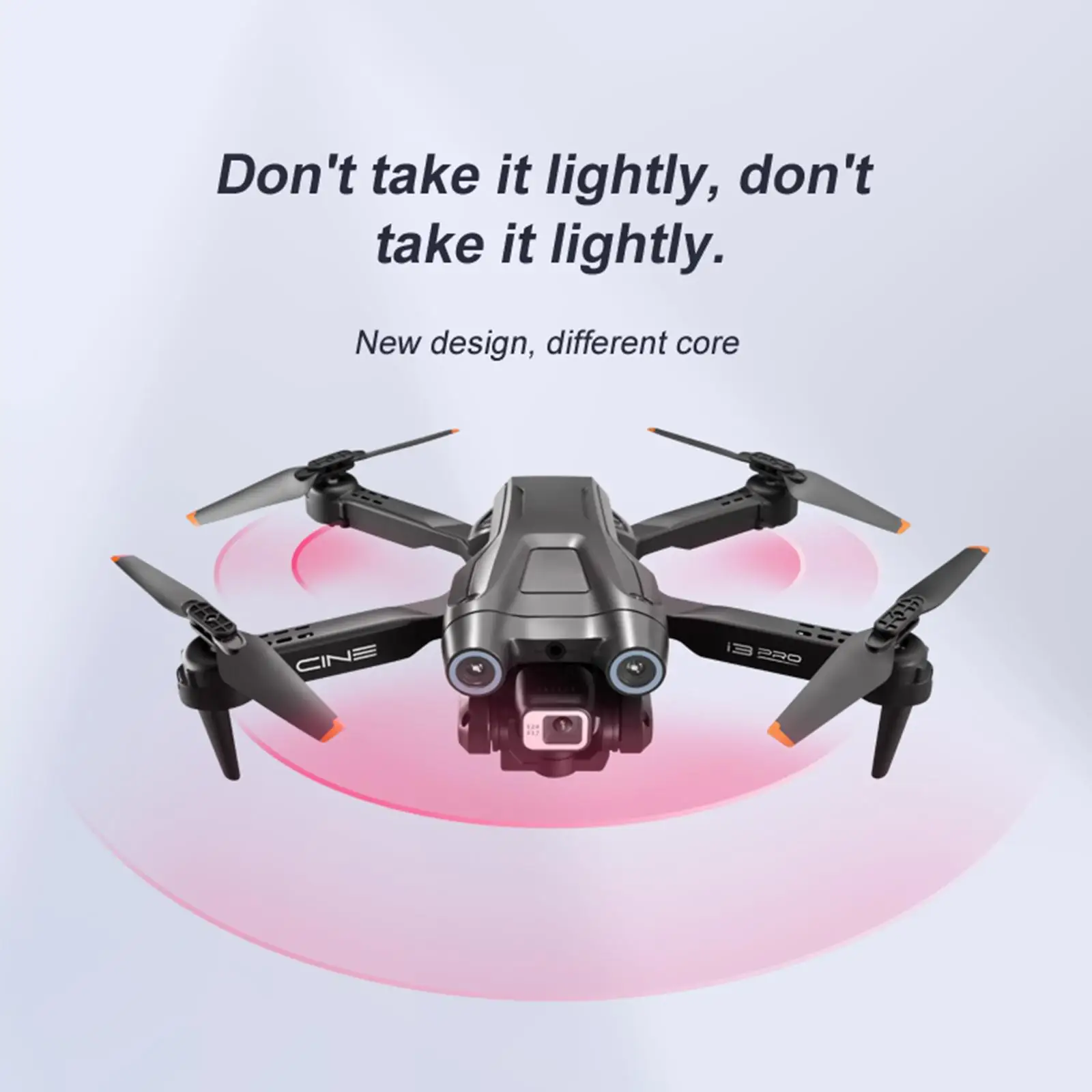 Professional Drone with 4K Cameras Remote Control Toy RC Quadcopter 150 Adjustable Lens for Beginners Adults Holiday Gifts