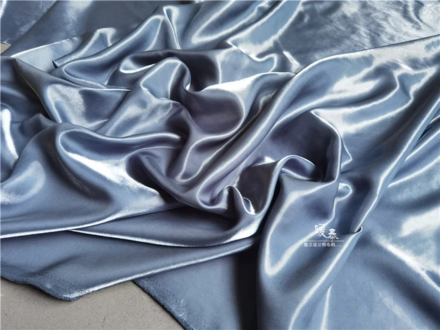 Shiny Silk Satin Fabric 6 Colors Liquid Reflective Metallic Luster  Silkblend Organza Diy Decor Suit Shirt Dress Designer Fabric - Fabric -  AliExpress
