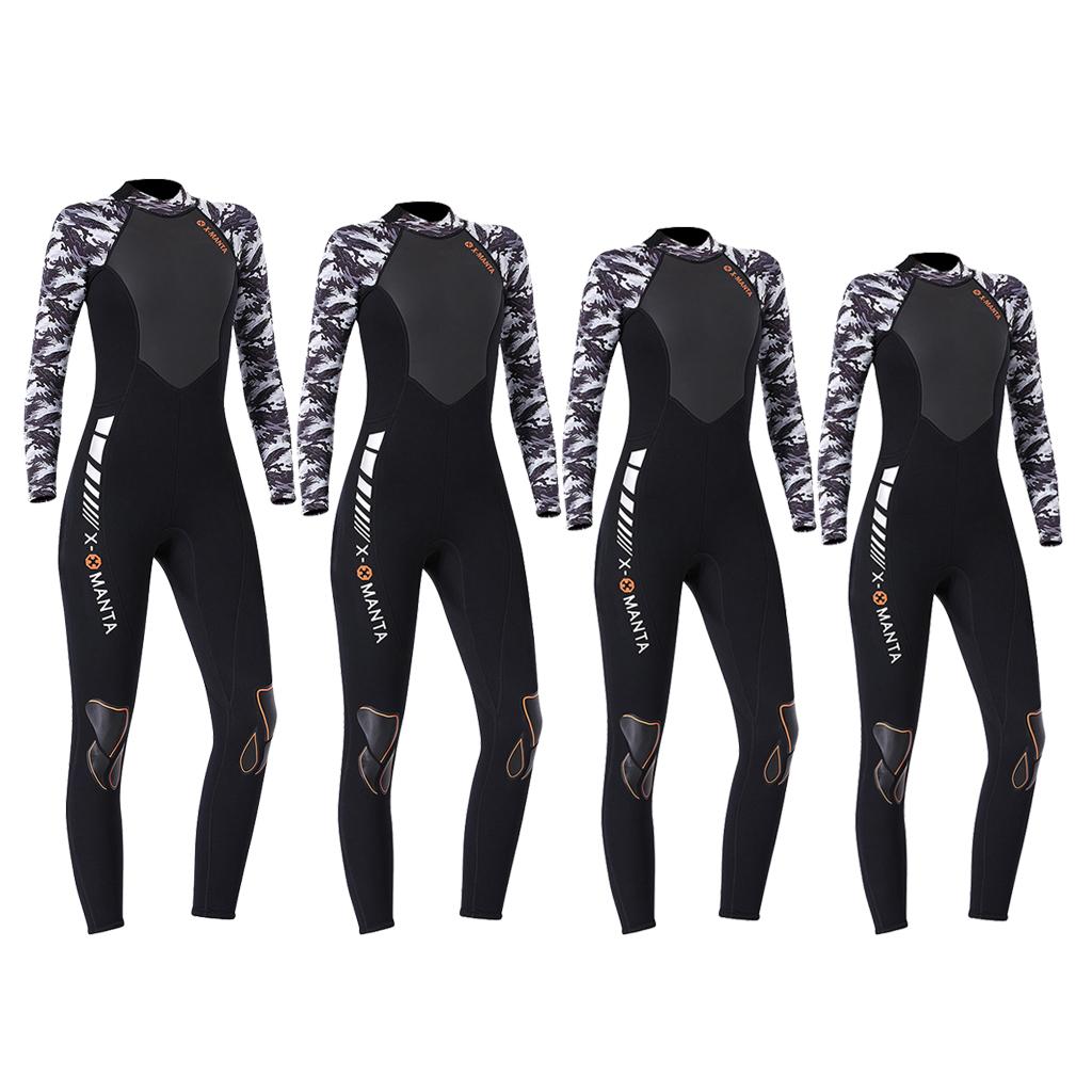 Women` Wetsuits - 3mm Neoprene Wetsuit, Back  S for Diving Surfing Snorkeling Spearfishing  Wet Suit