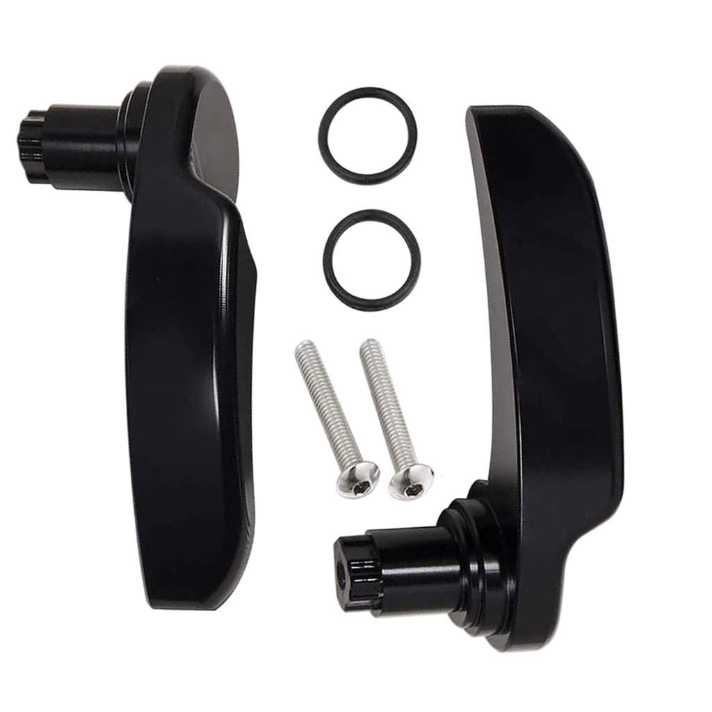 1 Pair Saddle Bag Lifter Hard Saddlebag Latch Lever Lid Cover Lifter Handles Fits for Harley Davidson Touring Street Glide Black