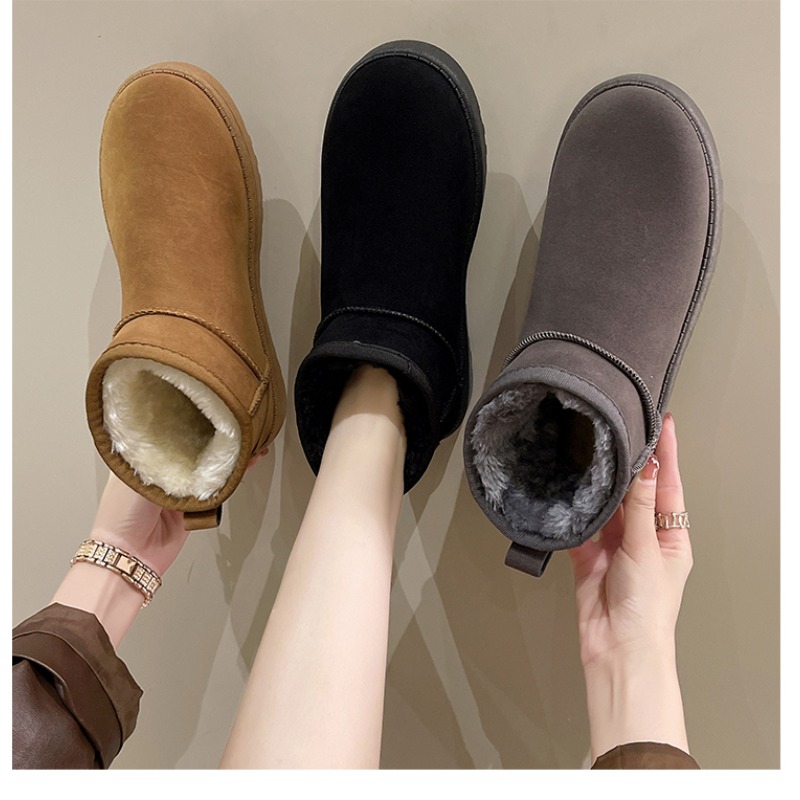 Title 2, New Snow Boot Style Short Mini Winter Sheepskin...