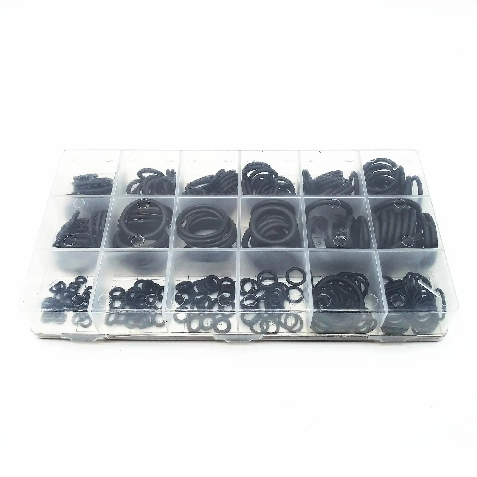 279Pcs O Ring Assortment Set 18 Different Sizes Assorted Sealing Washer Black Small for Hydraulic Plumbing Vehicle Repair