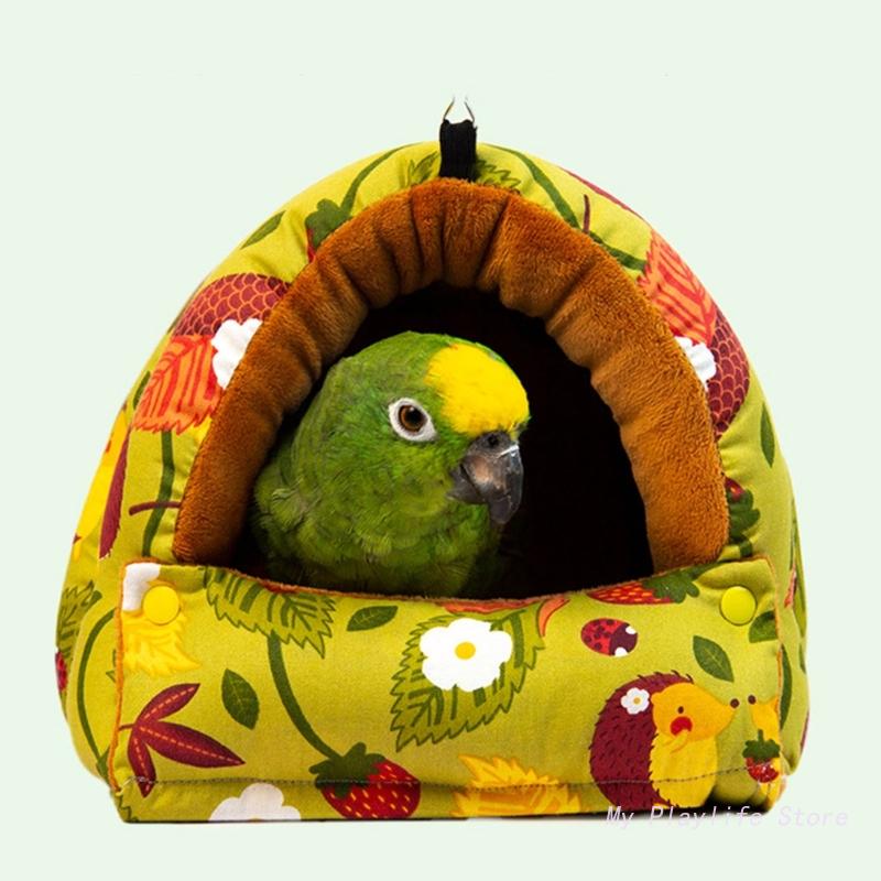 Title 12, Bird Cage Parrot Nest House Small Pet Hamster N...