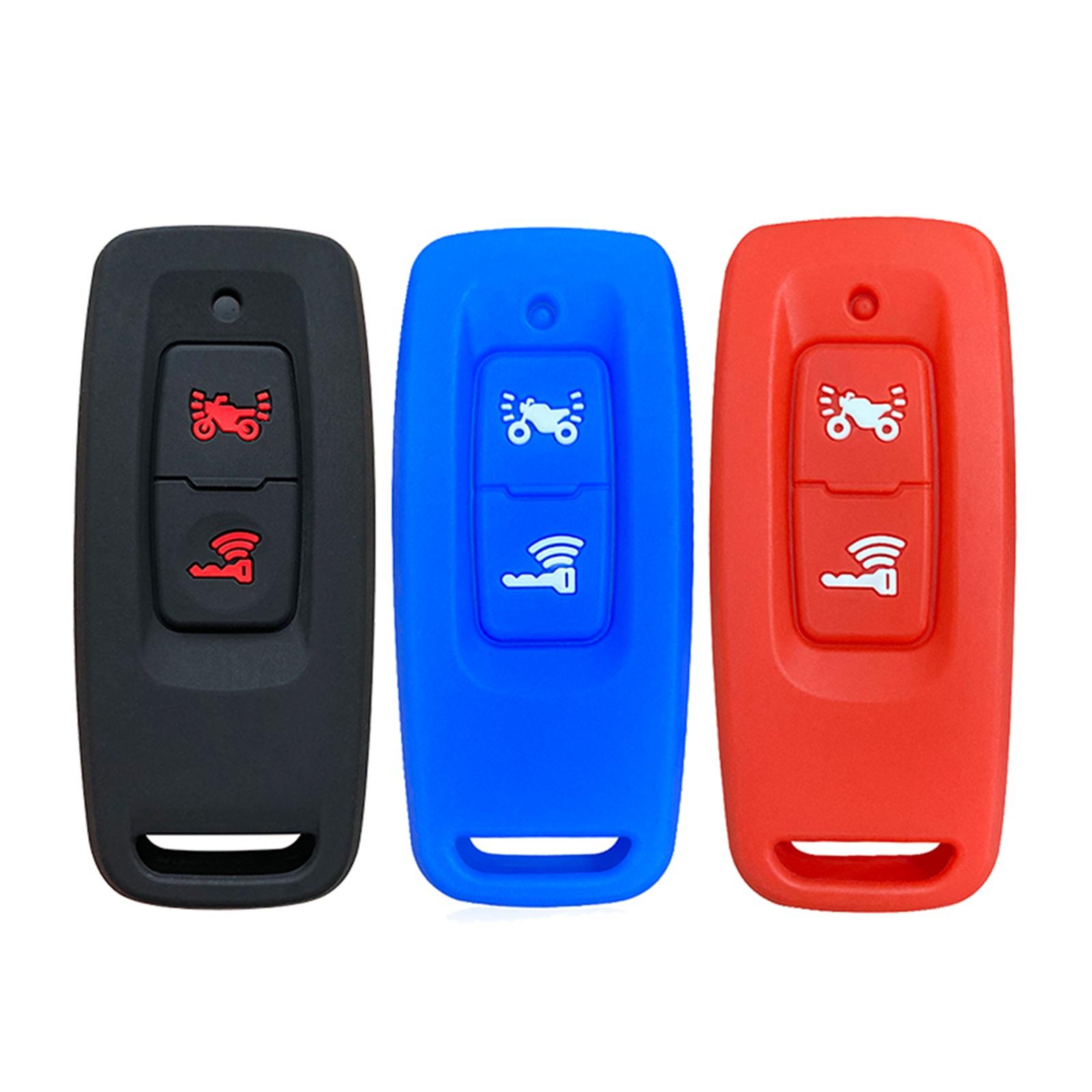 Silicone Key Cover Protective Key Chains 2 Button Key Ring Durable Key Case for Honda Pcx150 Xadv750 SH300 Motorcycle Gift