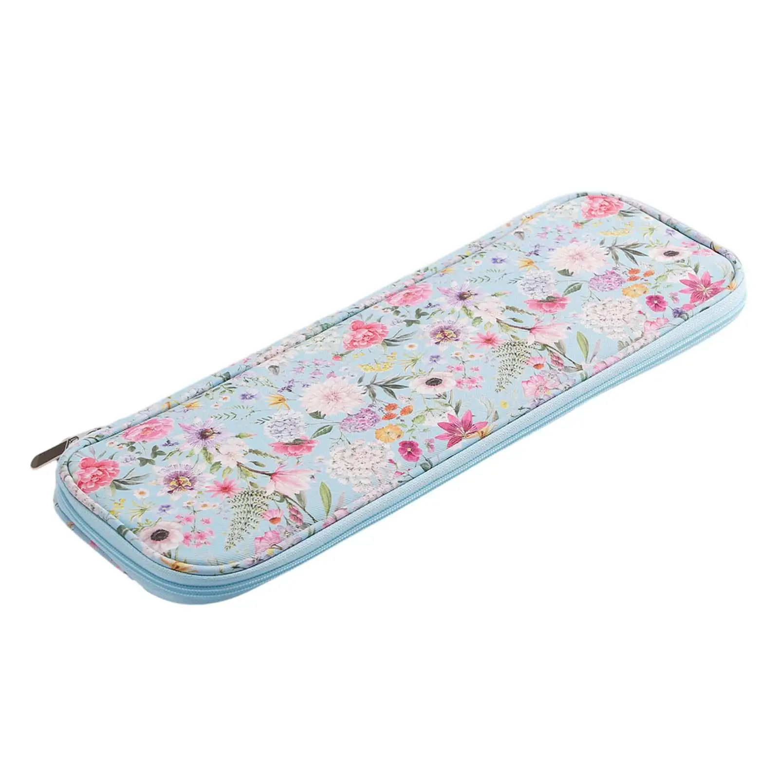 Crochet Hooks Storage Bag Compact Sturdy Airport, Park, Train, Boat, Home Knitting Multifunctional Multiple Internal Pockets